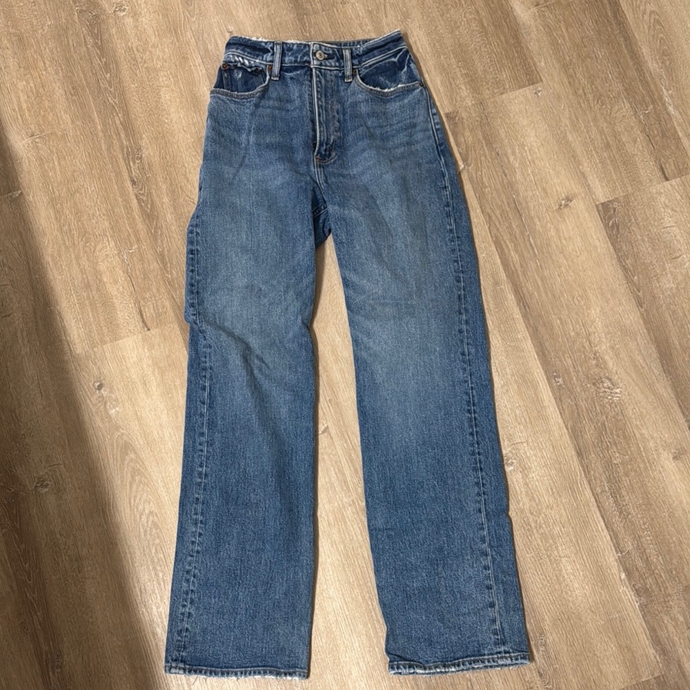 Abercrombie & Fitch High Rise Blue Jeans